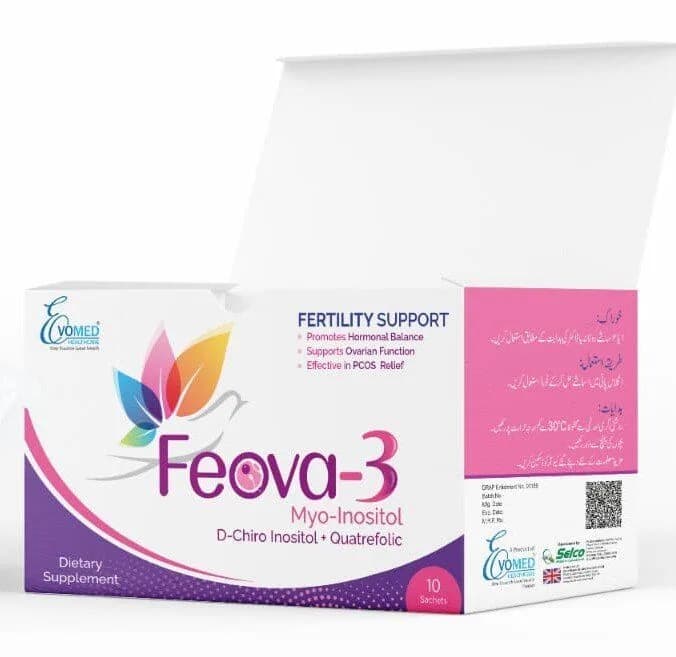 Feova-3 10 sachets — front of pack