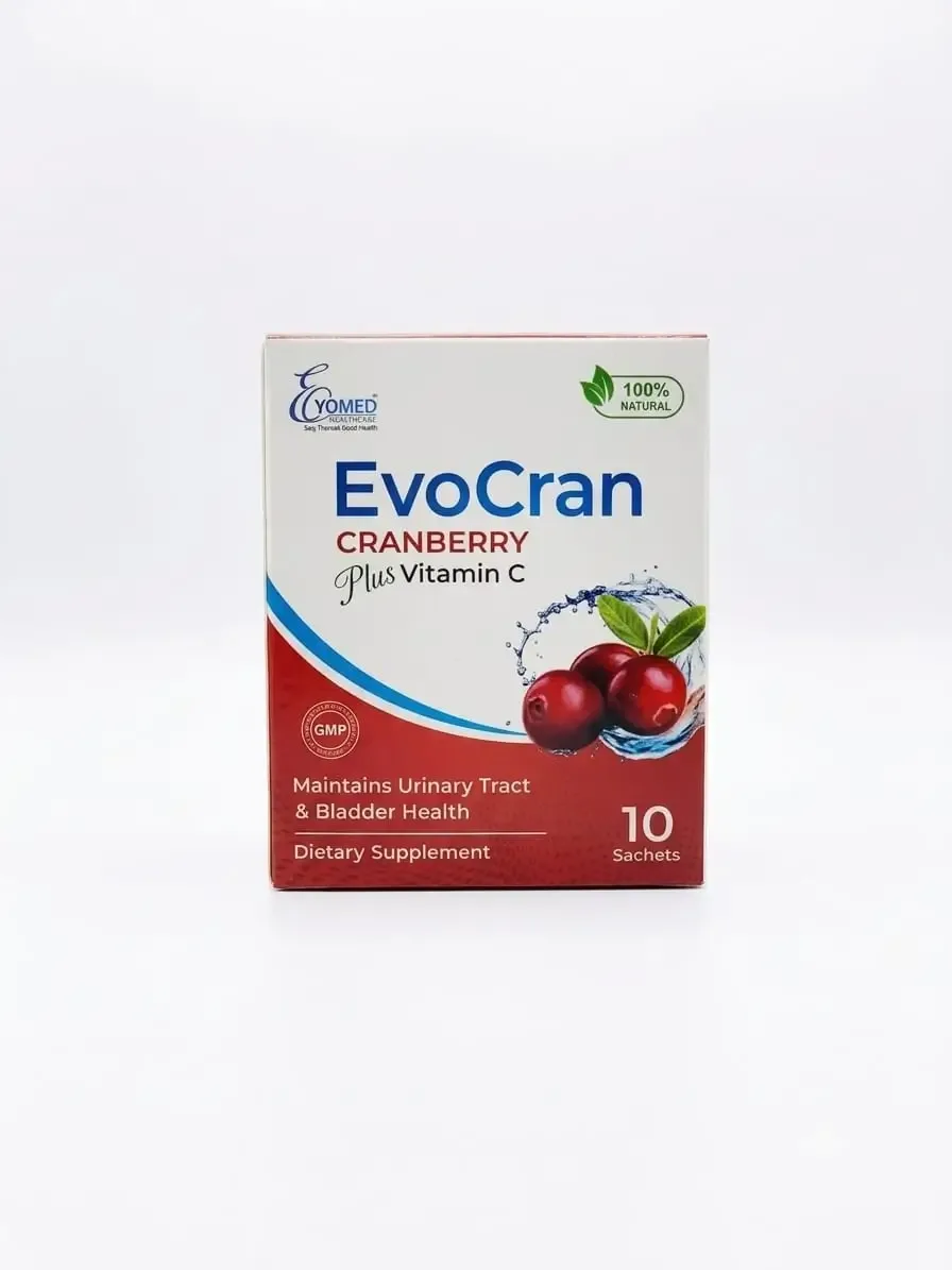 Evo Cran Sachet box for urinary tract health support